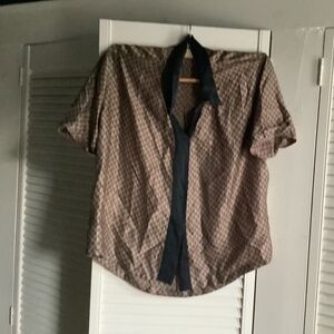 Dries Van Noten silk top, size 38 *FLAW* see photo